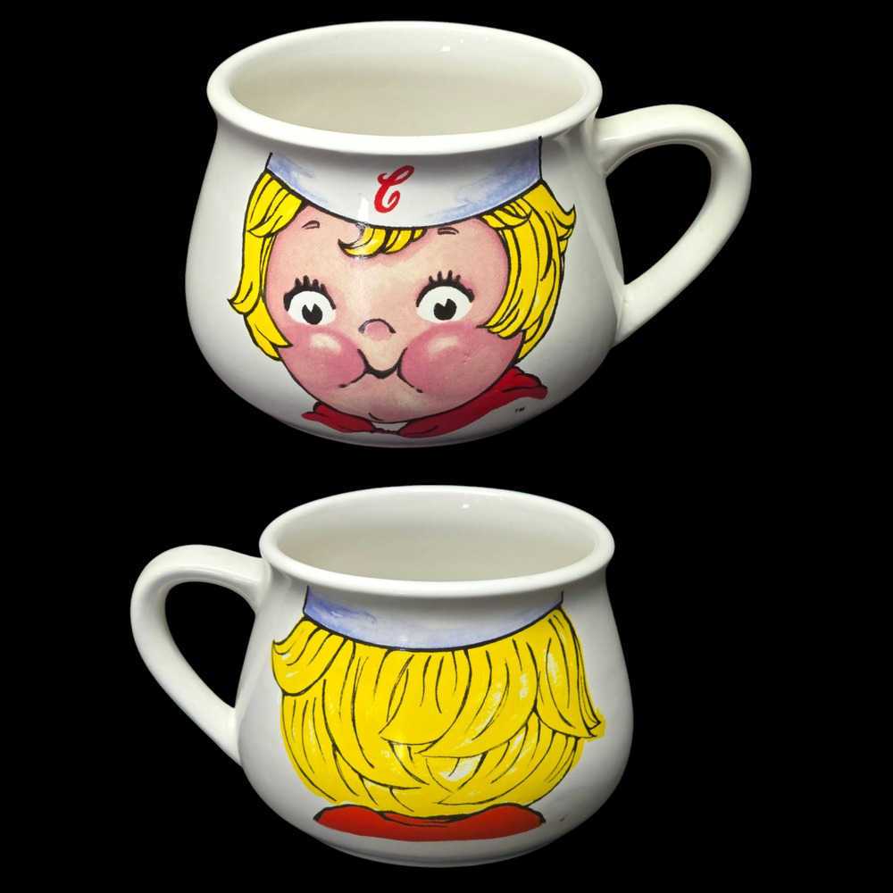 Vintage Campbell's Little Blonde Girl Soup Cup Mug